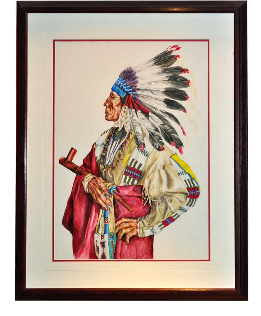 The Chief — original artwork by Karen Leiser